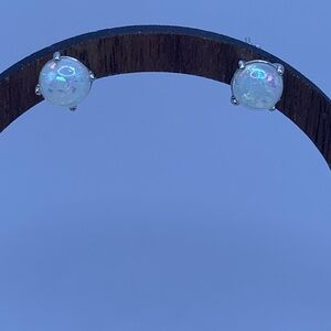 Iridescent Stud Earrings
